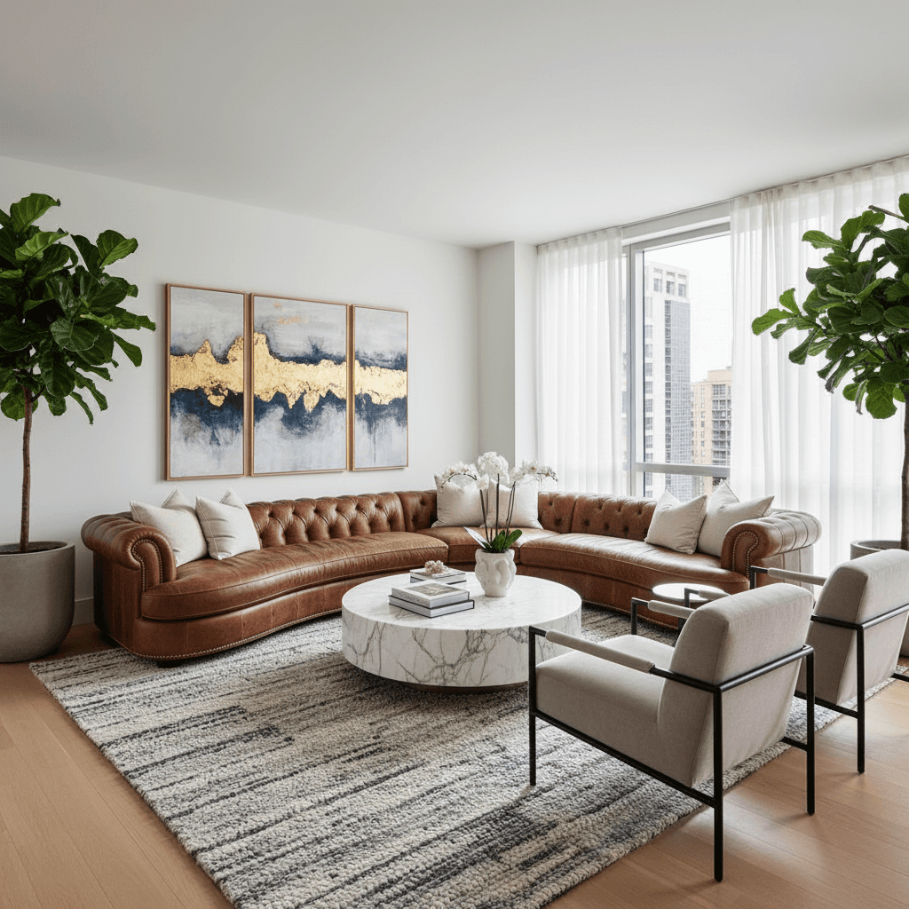 Virtual staging furniture swap example 2